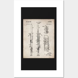 Bassoon Patent - Musician Classical Music Art - Antique Posters and Art